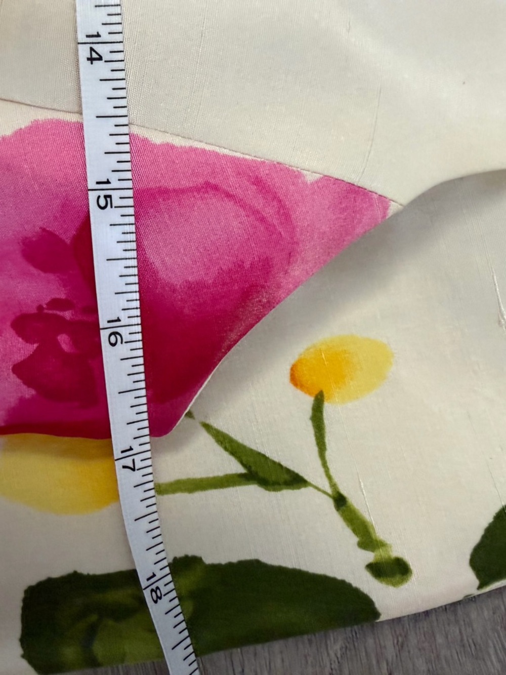 Rickie Freeman for Teri Jon Strapless Floral Dress in White, Pink & Yellow - Picture 12 of 12